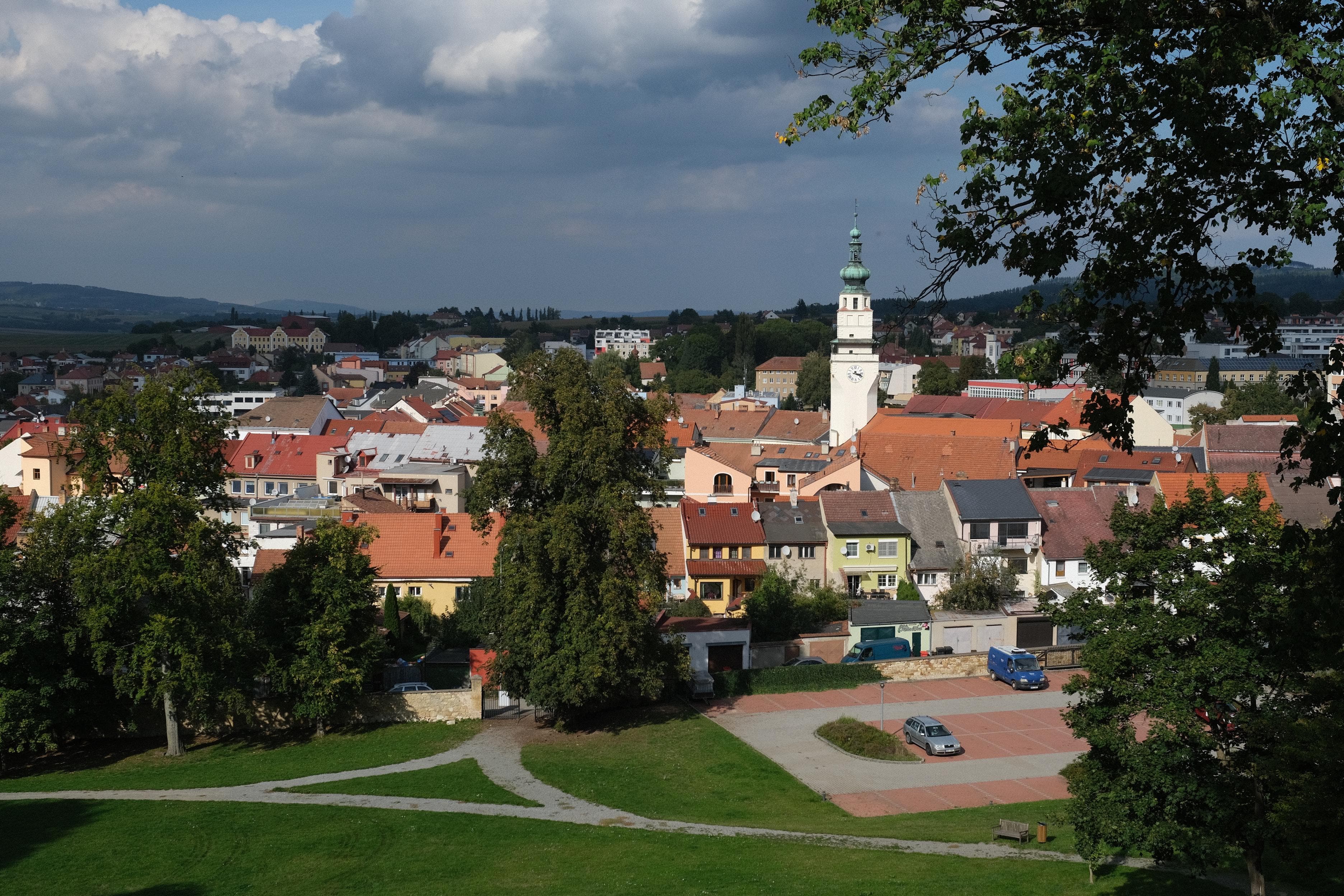 Pohled na boskovickou radnici