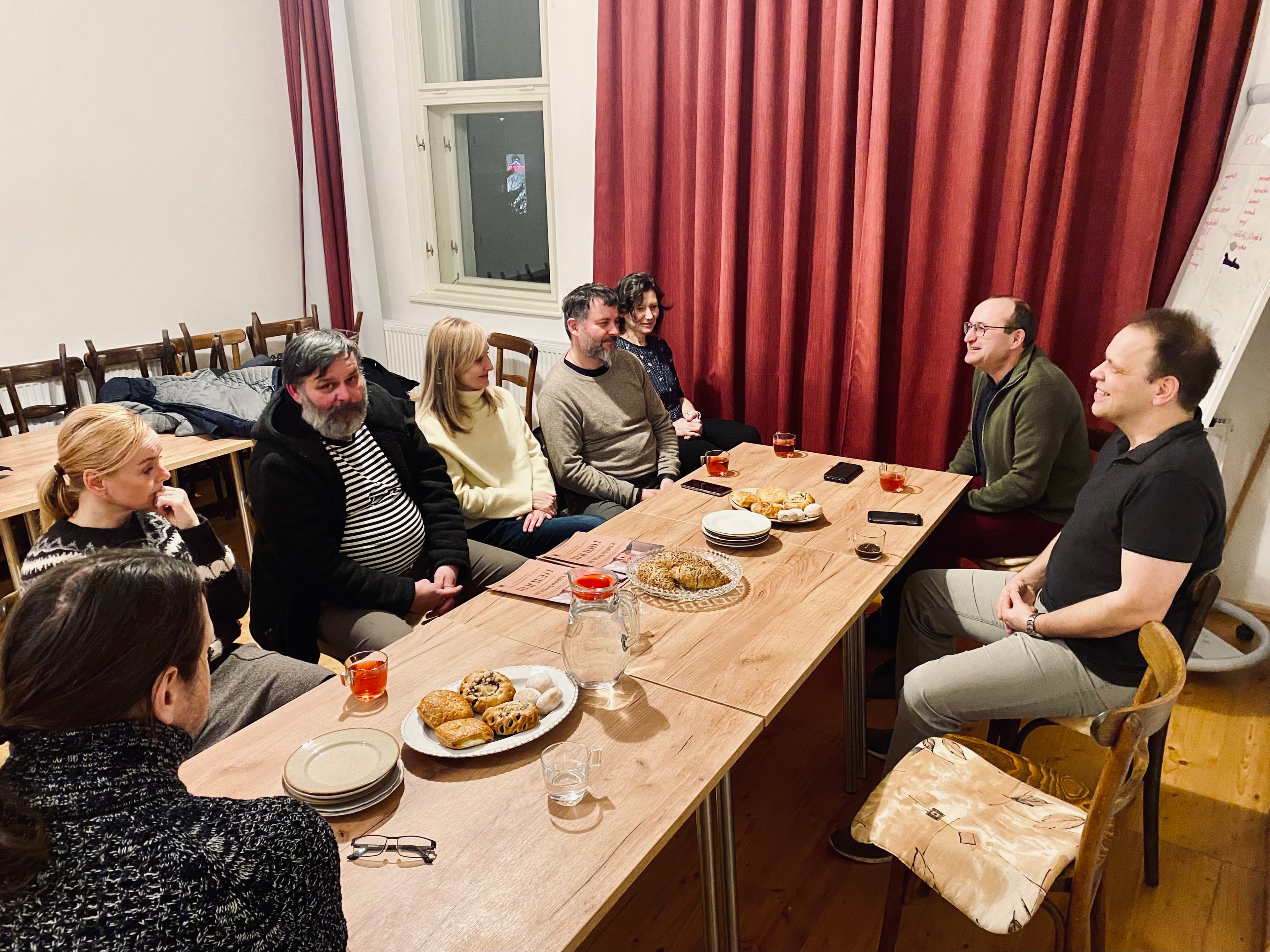 Jedno z prvních setkání místní skupiny